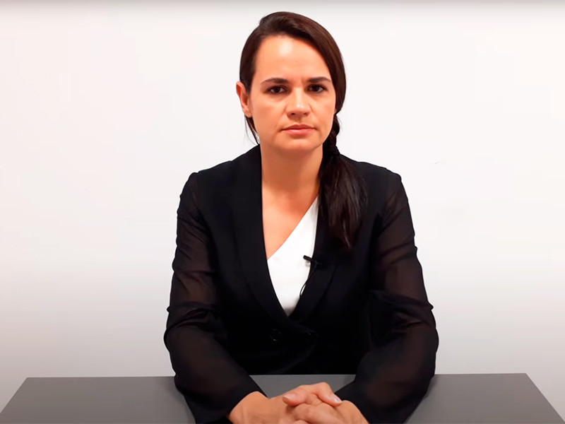 Тихановская в новом видеообращении заявила о готовности стать национальным лидером