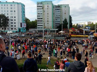 "Цепь солидарности" длиной около 5 км выстроилась в Минске