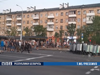 12 августа МВД Белоруссии сообщало, что в Бресте на сотрудников милиции якобы напала группа "агрессивно настроенных граждан с арматурой в руках"