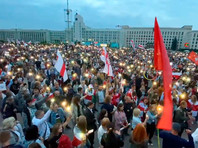 Митинг оппозиции вновь состоялся на площади Независимости в Минске