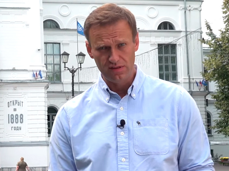 Алексей Навальный в Томске, август 2020 года