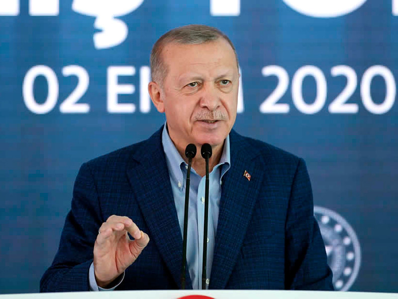 Реджеп Эрдоган, Конья, 2 октября 2020 года