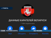 На опубликованном белорусской милицией видео лицо подростка скрыто, он рассказывает, что согласился вести телеграм-канал "Данные карателей Беларуси" "для заработка"
