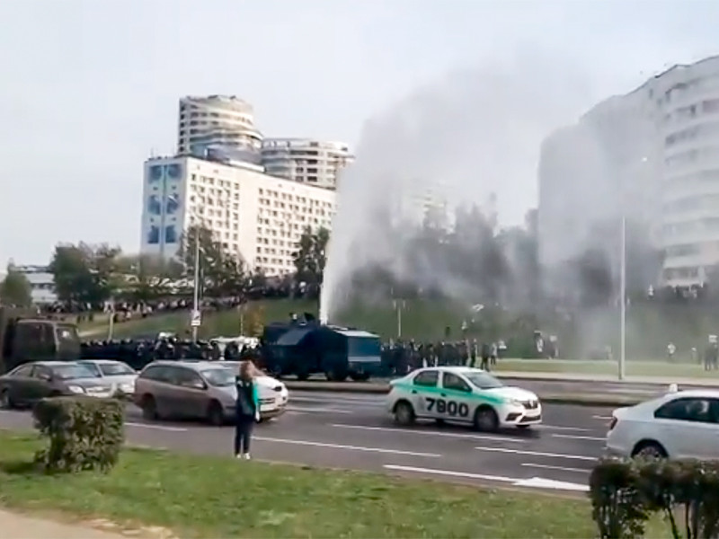 В Минске проходит акция в поддержку политзаключенных