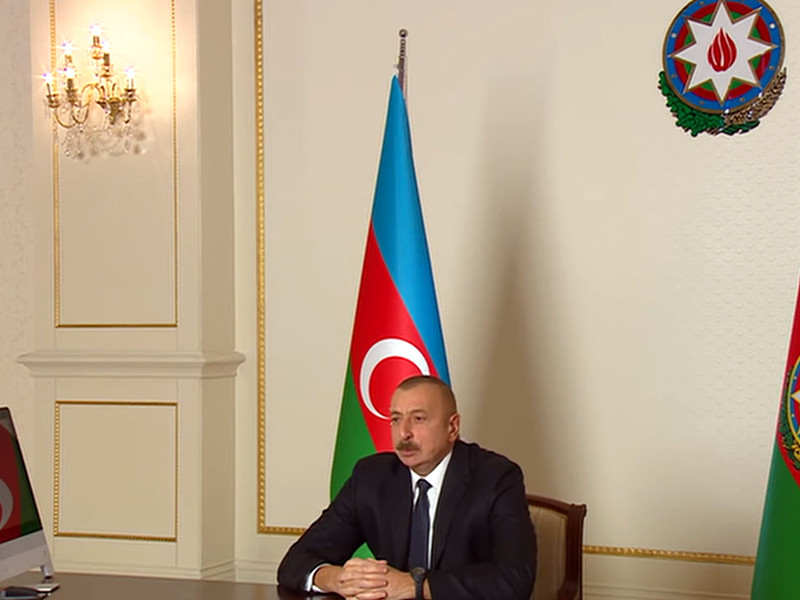 Алиев объявил о передаче Агдамского района под контроль Азербайджана в соответствии с трехсторонним соглашением