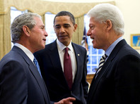 Джордж Буш-младший, Барак Обама, Билл Клинтон