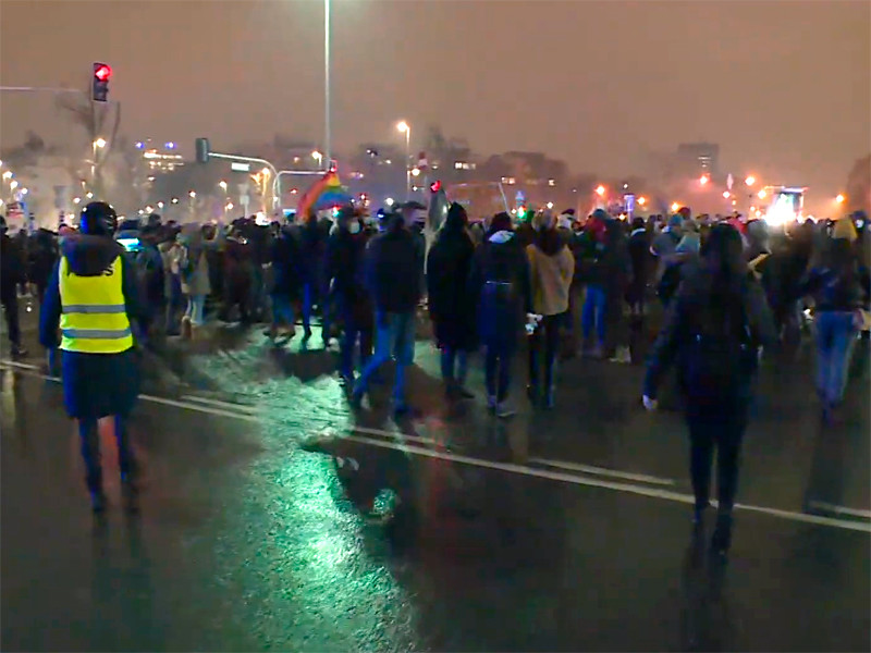 Протесты в Варшаве, 28 января 2021 года