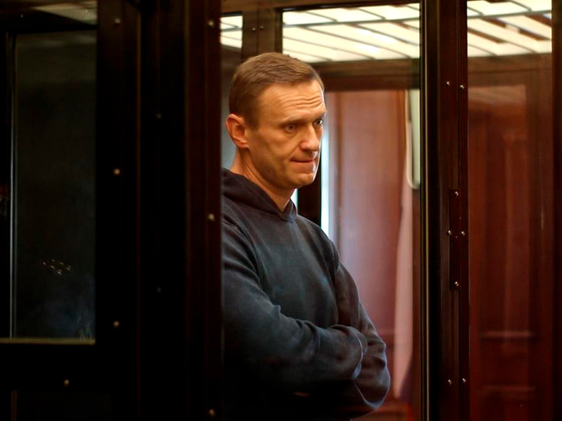 Алексей Навальный в Мосгорсуде, 2 февраля 2021 года
