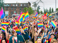 Польша, Гданьск, 25 мая 2019 года: марш равенства и толерантности