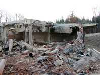 Последствия взрывов на складе боеприпасов в селе Врбетице, 16 октября 2014 года