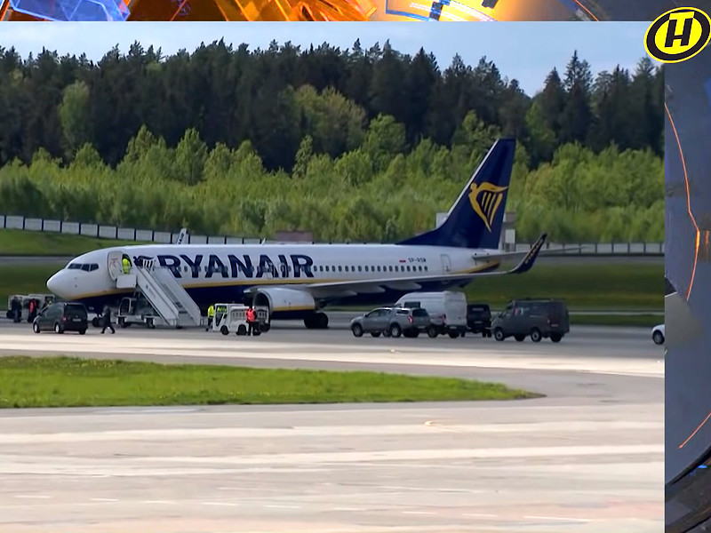 Экстренная посадка самолета Ryanair в Минске