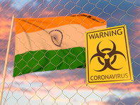 В Индии за сутки зафиксировано максимальное число смертей из-за коронавируса