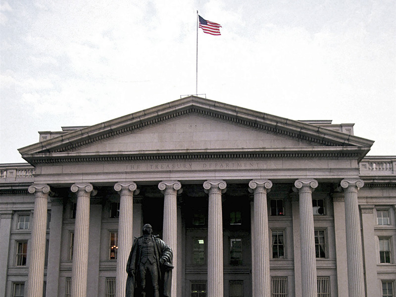Россия в июне увеличила вложения в облигации Казначейства США (US Treasuries)