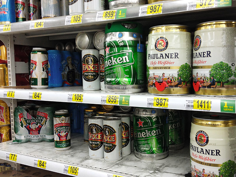 Индивидуальным предпринимателям со следующего года могут запретить заниматься розничной продажей пива