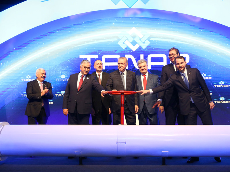 В Турции открыли газопровод TANAP	