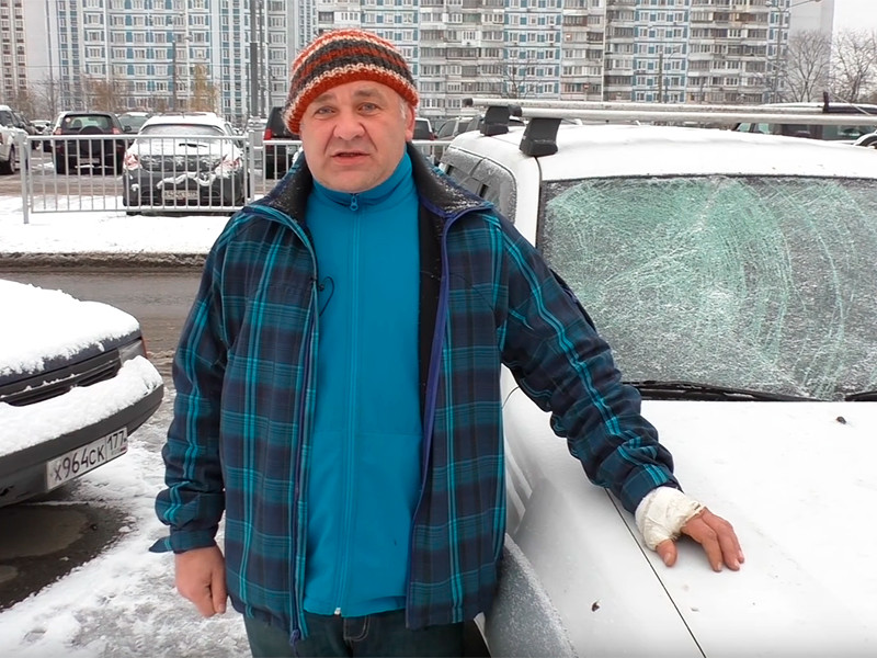 Опубликовано ВИДЕО нападения охранников стройки на московского паркмена Константина Алтухова