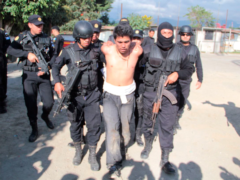 В Гватемале схвачен член банды Barrio-18, убивший за год 40 человек