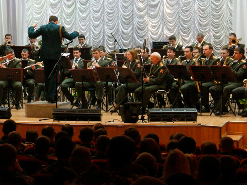Образцово-показательный оркестр внутренних войск МВД России, Архангельск, ноябрь 2015 года