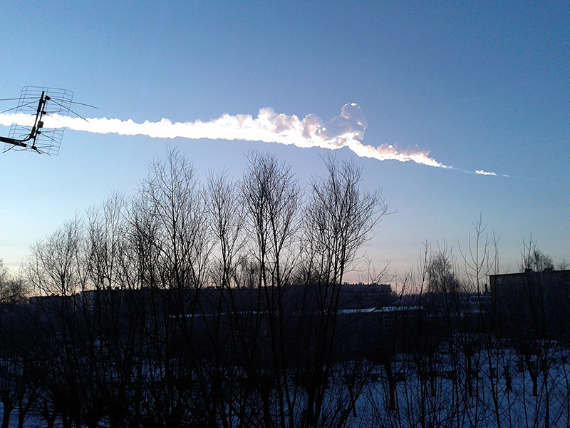 Метеорит "Челябинск" вошел в атмосферу Земли 15 февраля 2013 года, около 7:10 по московскому времени. На высоте 30-50 километров космическое тело разрушилось в результате взрыва