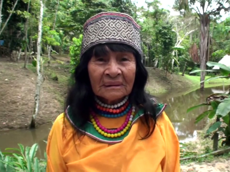 81-летняя Оливия Аревало - духовный лидер племени шипибо-конибо - умерла 19 апреля от пяти огнестрельных ранений в области груди