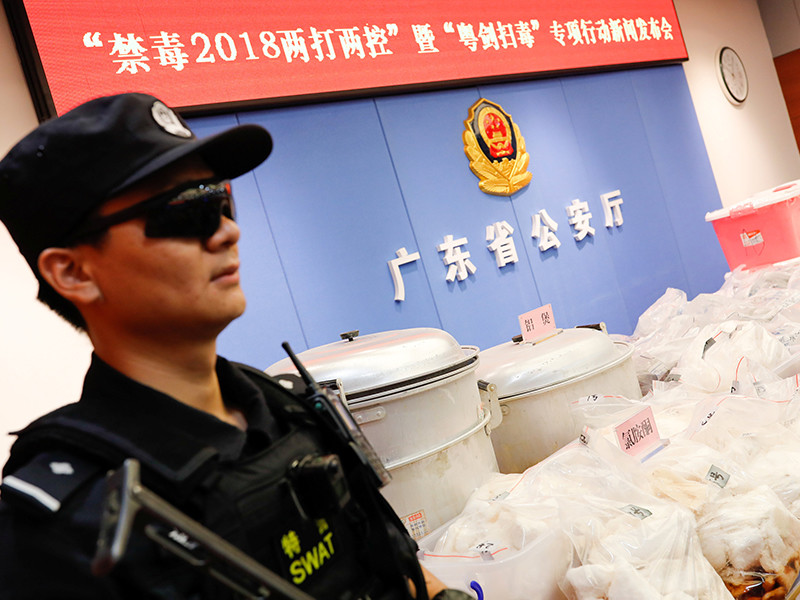 В Китае полиция изъяла 1,3 тонны кокаина