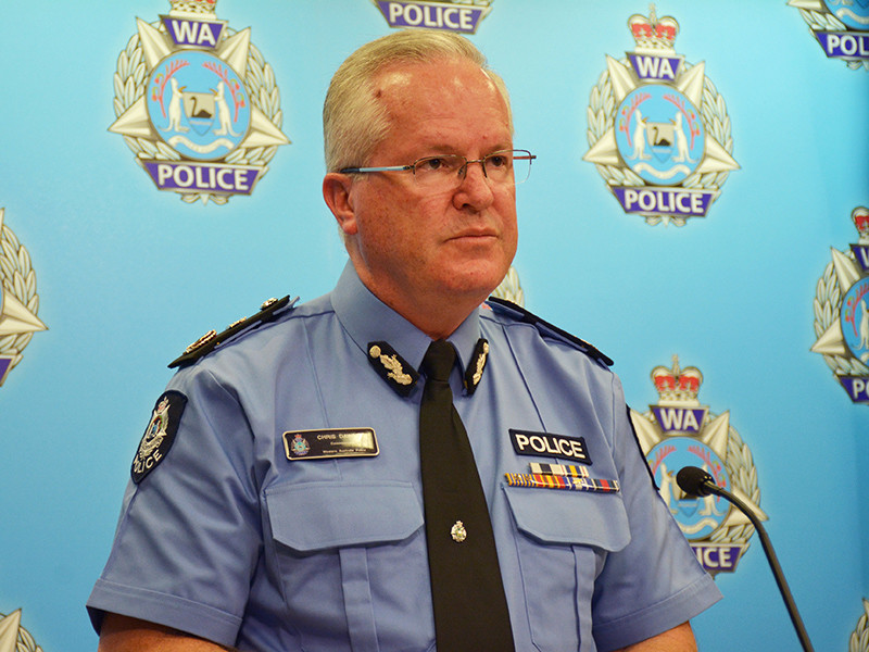 По словам главы полиции Западной Австралии Криса Доусона, информация о происшествии в Осмингтоне поступила в правоохранительные органы около 5:15 11 мая