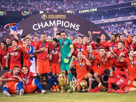 Футболисты Чили вновь обыграли Аргентину в финале Кубка Америки