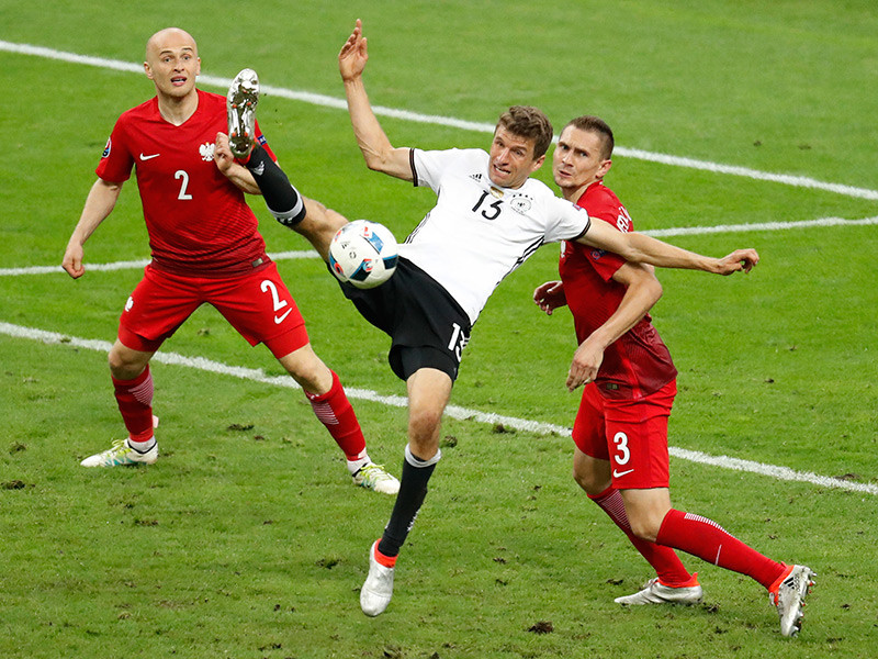 Сборные Германии и Польши сыграли вничью в матче второго тура группового этапа чемпионата Европы по футболу