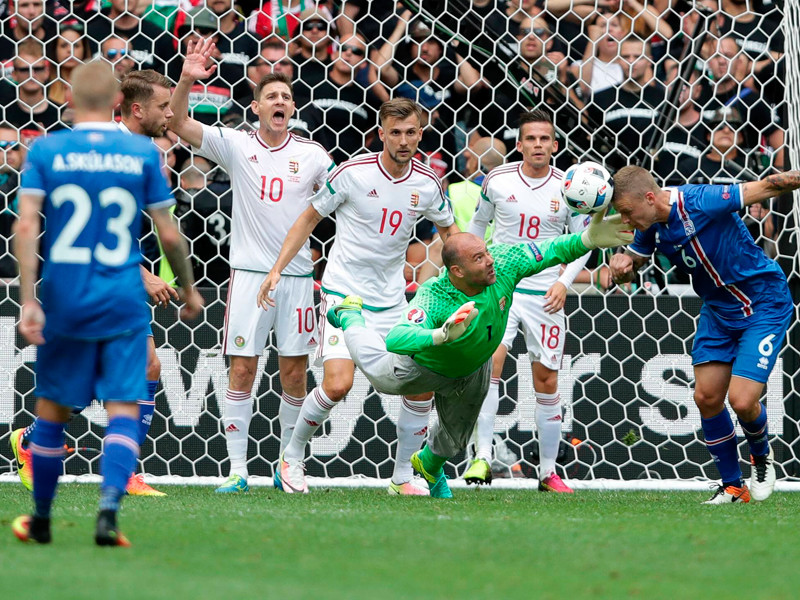 Футболисты Исландии и Венгрии сыграли вничью на Евро-2016
