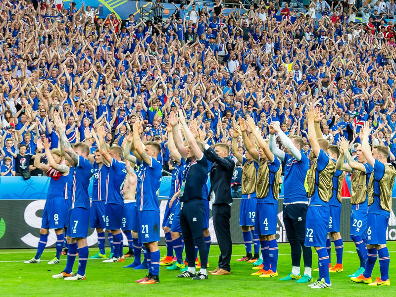 Продажи футболок сборной Исландии во время Евро-2016 возросли почти в 20 раз