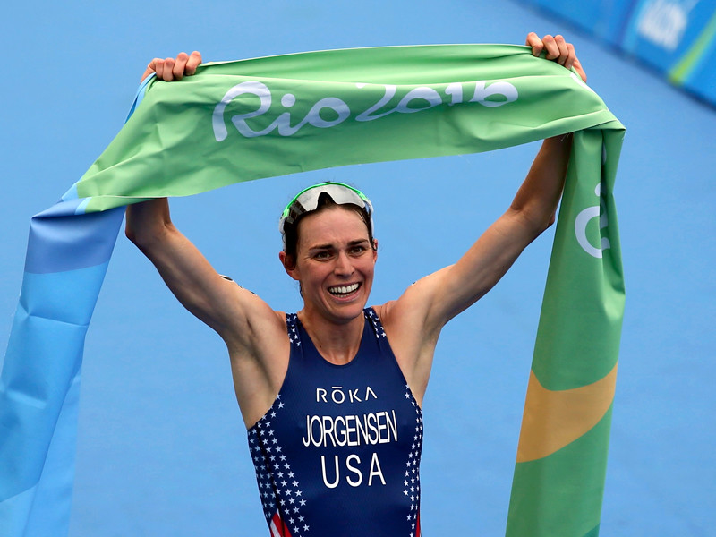 Американка Йоргенсен выиграла олимпийские соревнования по триатлону