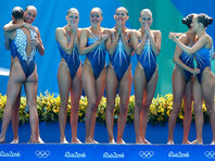 Сборная России по синхронному плаванию завоевала золотые медали Олимпийских игр в Рио-де-Жанейро в групповых упражнениях