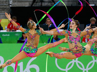 Сборная России по художественной гимнастике завоевала золото Олимпийских игр 2016 года в соревнованиях групп