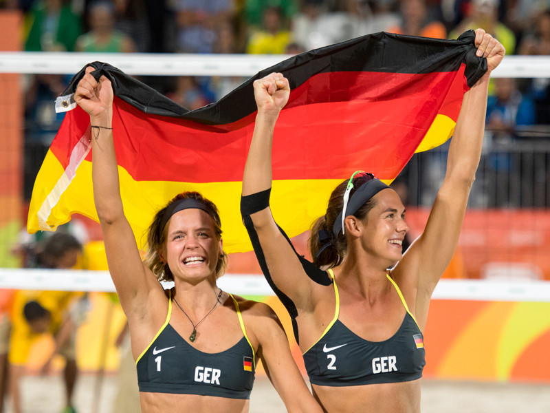 Немки добыли олимпийское золото Рио-2016 в пляжном волейболе