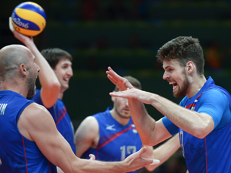 Российские волейболисты гарантировали себе выход в плей-офф в Рио
