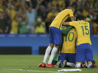 Бразильские футболисты впервые в истории стали чемпионами Олимпийских игр