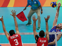 Российские волейболисты одержали вторую победу на групповом этапе олимпийского турнира в Рио-де-Жанейро, уверенно переиграв команду Египта со счетом 3-0 (25:11, 25:17, 25:9)