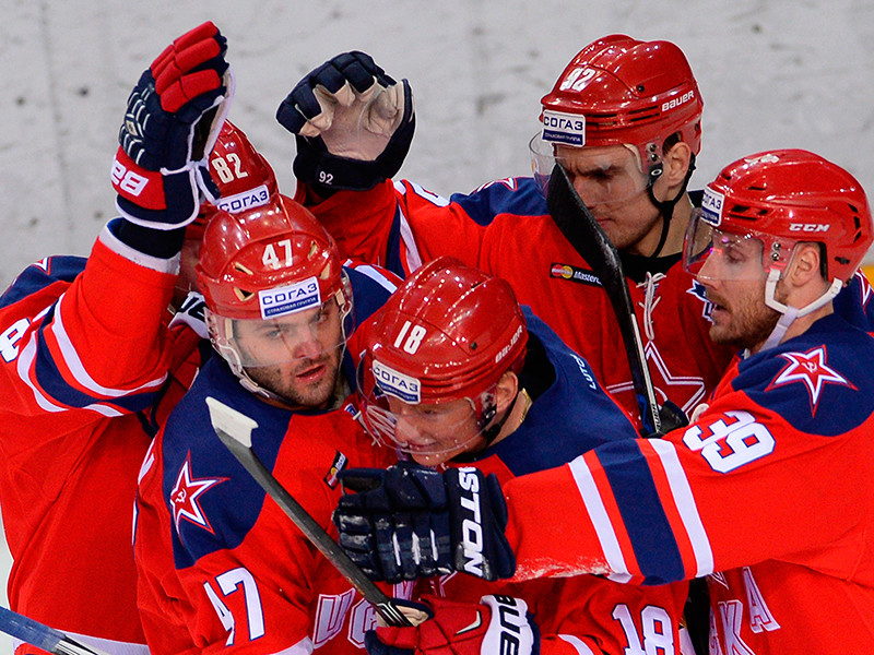 ЦСКА победил СКА, продлив свою победную серию в КХЛ до семи матчей