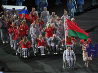 Белорусские паралимпийцы пронесли флаг России на открытии Игр в Рио