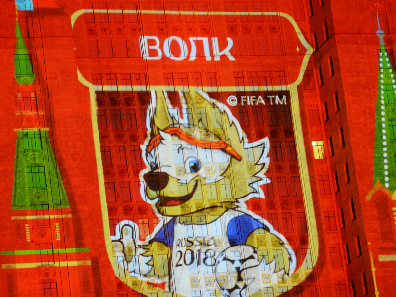 Официальным талисманом чемпионата мира по футболу 2018 года в России стал волк