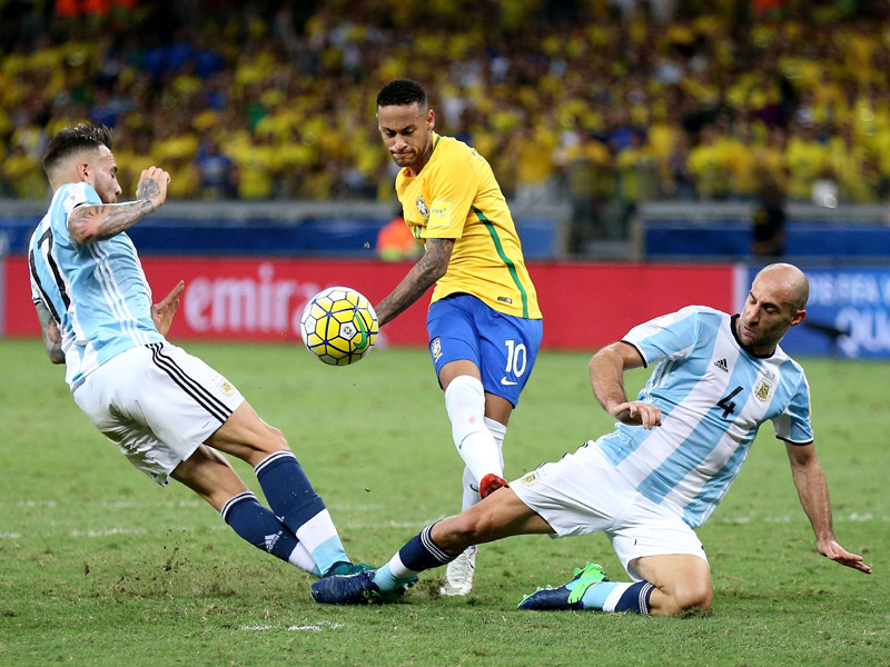 Аргентина крупно проиграла Бразилии в отборочном турнире ЧМ-2018