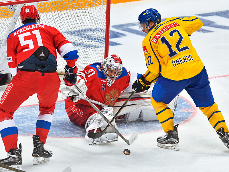 Сборная России проиграла Швеции на старте домашнего этапа Евротура