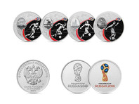 ЦБ РФ планирует выпустить памятные монеты, приуроченные к проведению Кубка конфедераций в 2017 году, а также к чемпионату мира по футболу в 2018 году в России