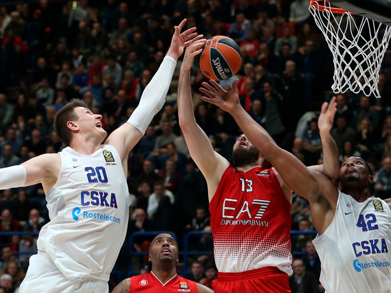 Баскетболисты ЦСКА одержали десятую победу в Евролиге