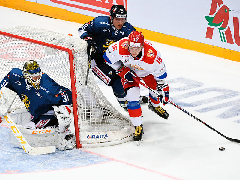 Российские хоккеисты завершили год победой над финнами