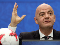 Президент Международной федерации футбола (ФИФА) Джанни Инфантино выступает против того, чтобы лишить Россию права проведения чемпионата мира 2018 года
