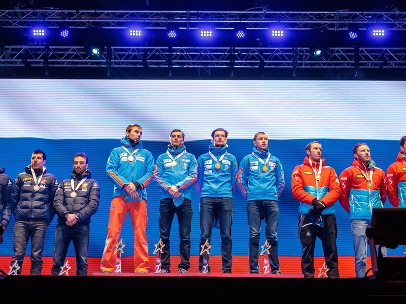 Российские биатлонисты стали пятыми в медальном зачете чемпионата мира