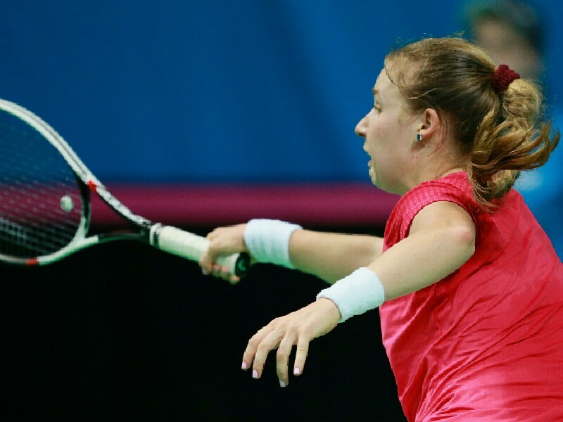 Анна Блинкова уступила Чан Кайчэнь во второй одиночной встрече матча первого раунда второй мировой группы Кубка Федерации