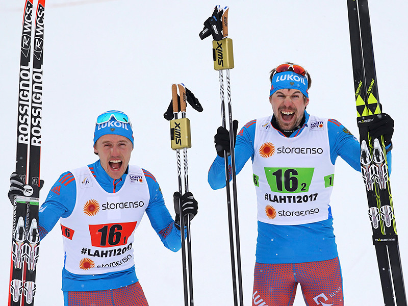 Лыжники Устюгов и Крюков выиграли командный спринт на чемпионате мира