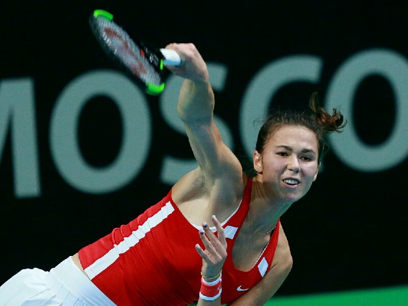 Российская теннисистка Наталья Вихлянцева переиграла представительницу Тайваня Ли Яхсюань в четвертом поединке матча второй Мировой группы Кубка Федерации